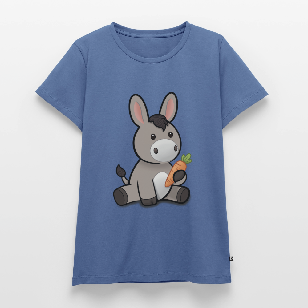 der-kleine-esel-frauen-shirt - Taubenblau