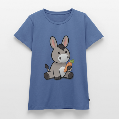 der-kleine-esel-frauen-shirt - Taubenblau