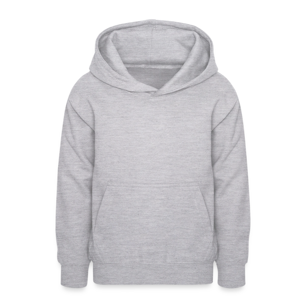 Kleiner.Delfin .große.Welle.teenager.hoodie - Hellgrau meliert