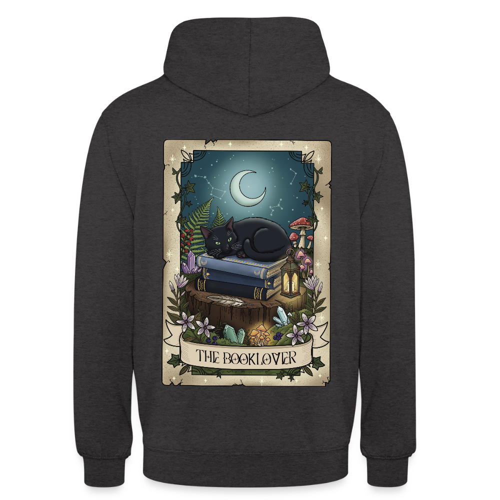Tarotkarten-Booklover-unisex-hoodie - Anthrazit