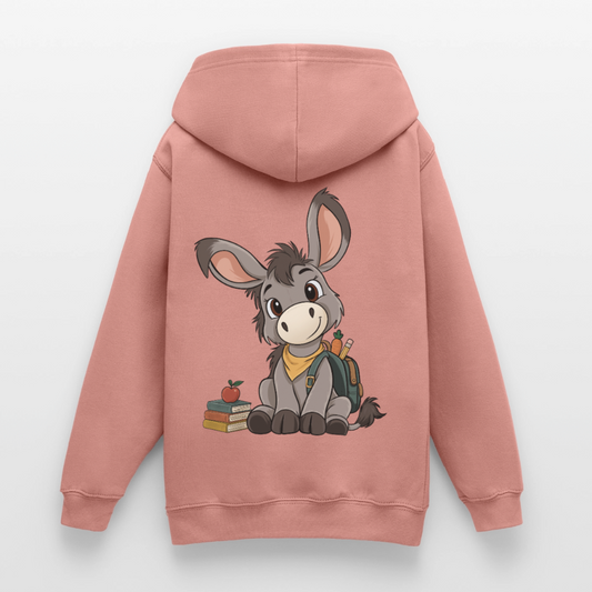 der-kleine-esel-classic--teenager-hoodie - Altrosa