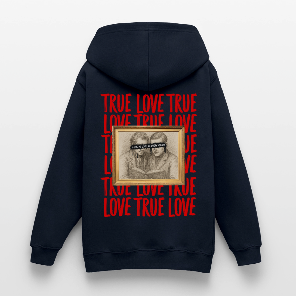 love.is.love.men.unisex.hoodie - Navy