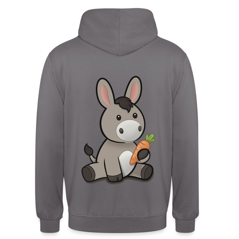 der-kleine-esel-unisex-hoodie - Mittelgrau