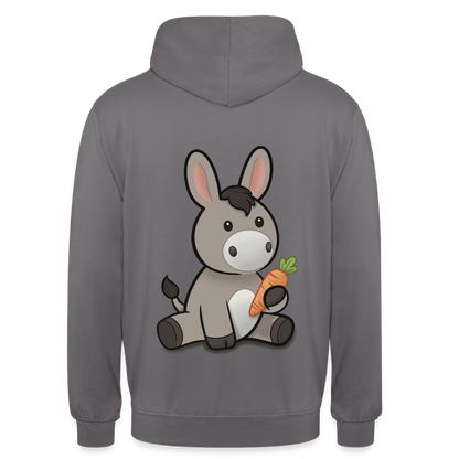 der-kleine-esel-unisex-hoodie - Mittelgrau