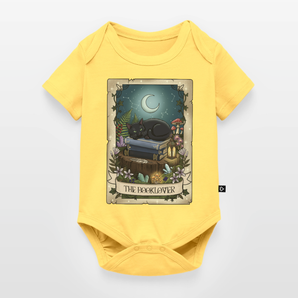Tarotkarten-Booklover-baby-bio-body - Pastellgelb