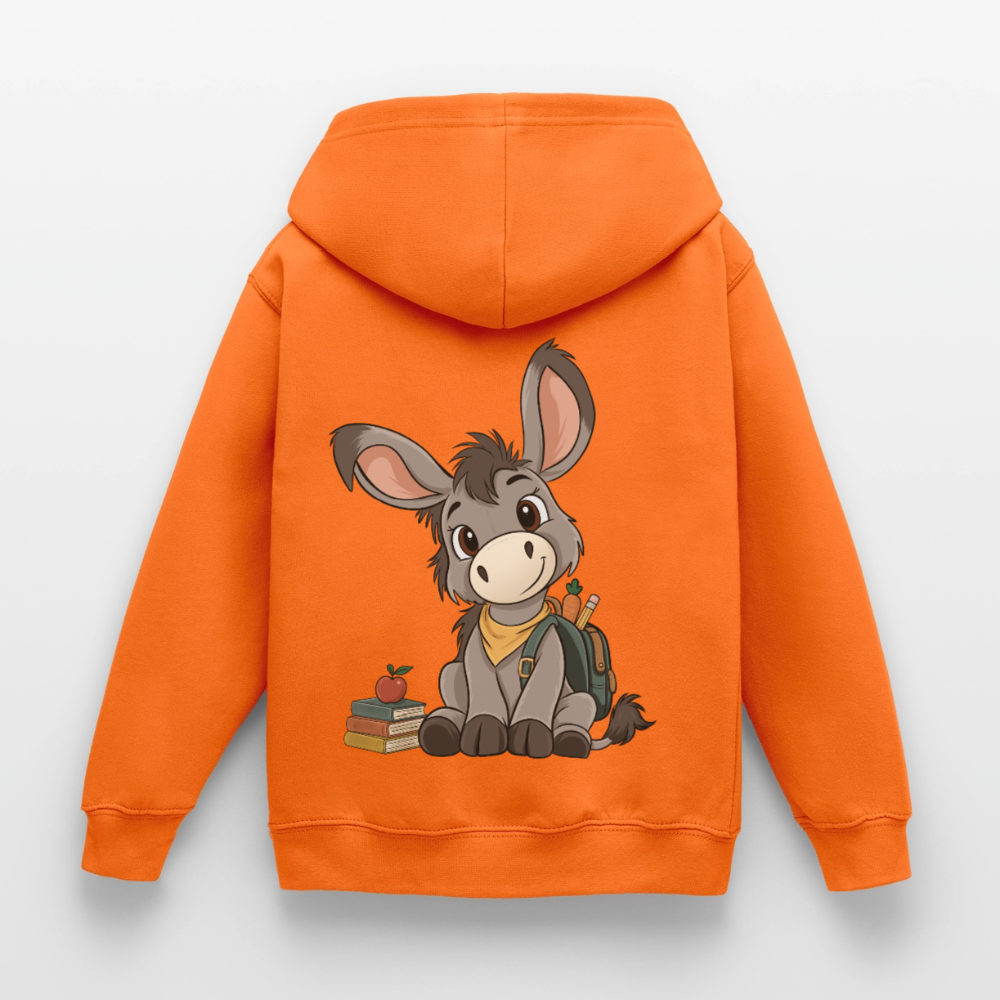 der-kleine-esel-classic--kinder-hoodie - Orange