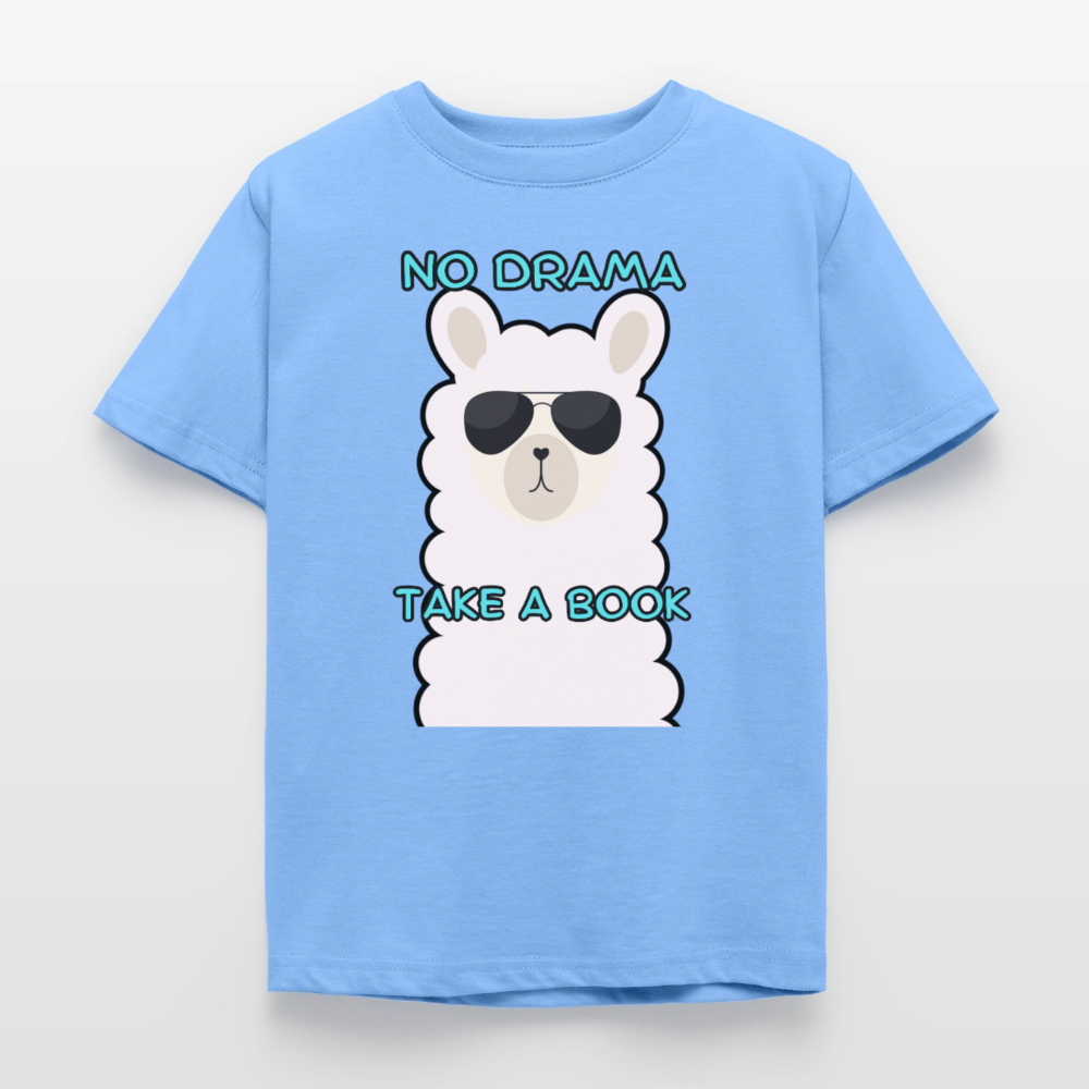 no-drama-kinder-t-shirt - Himmelblau