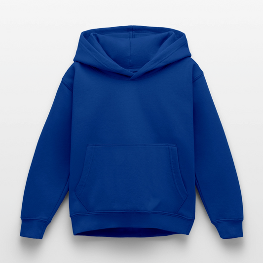 roaring-into-shool-kinder-hoodie - Royalblau