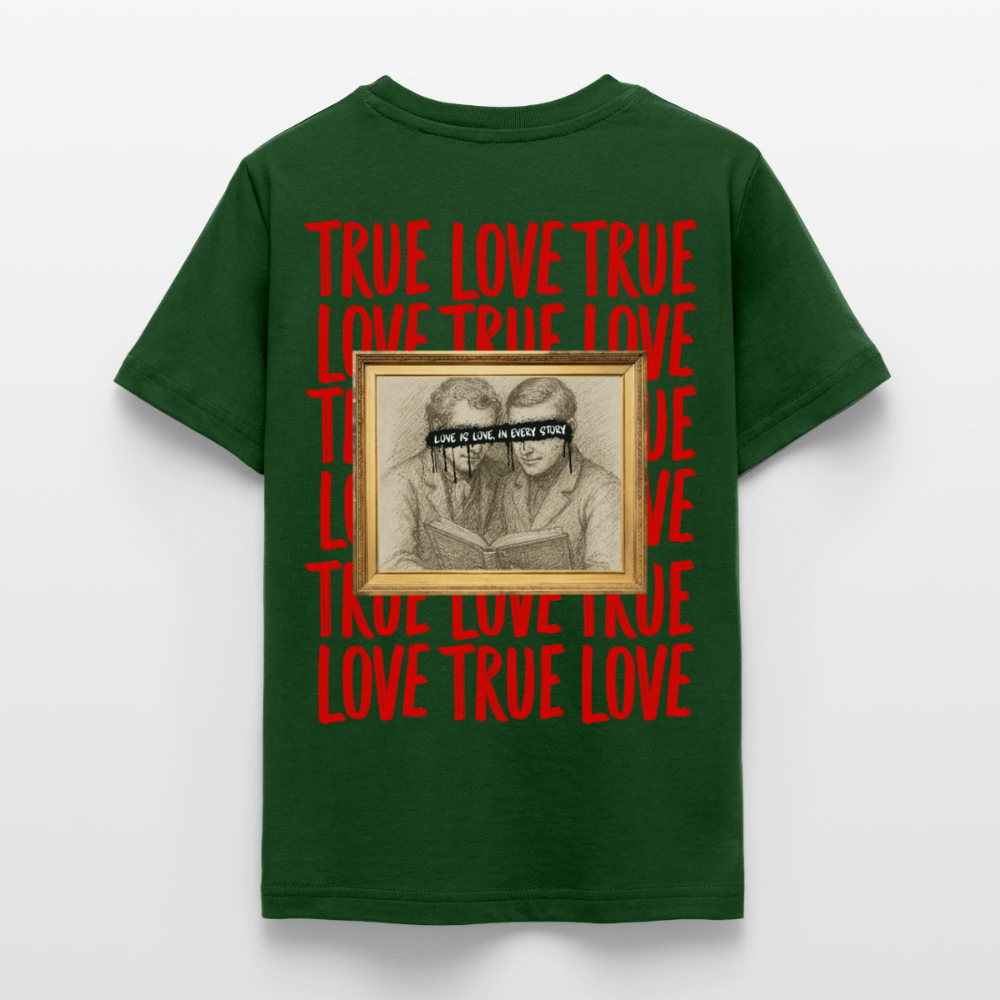 love.is.love.men.teenager.shirt - Forstgrün 
