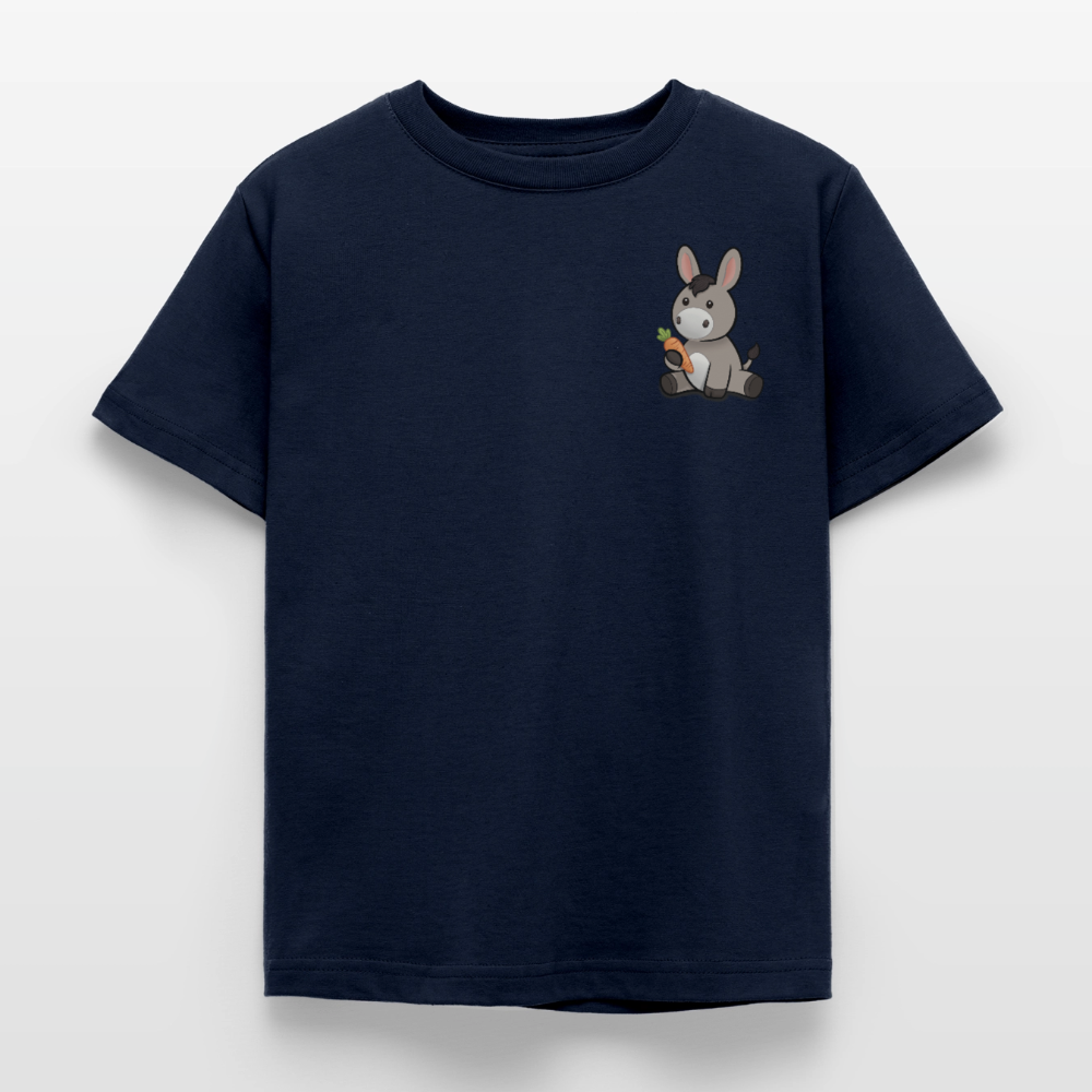 der-kleine-esel-kinder-t-shirt-pocket - Navy