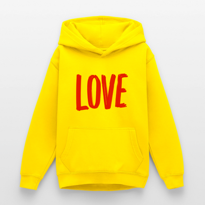 love.is.love.men.unisex.hoodie - Gelb