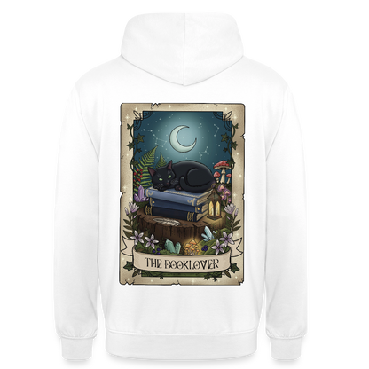 Tarotkarten-Booklover-unisex-hoodie - Weiß
