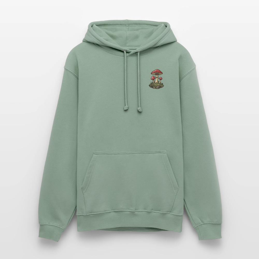 Tarotkarten-Booklover-unisex-hoodie - Graugrün