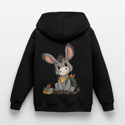 der-kleine-esel-classic--kinder-hoodie - Schwarz