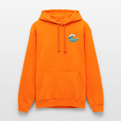 Kleiner.Delfin .große.Welle.unisex.hoodie - Orange