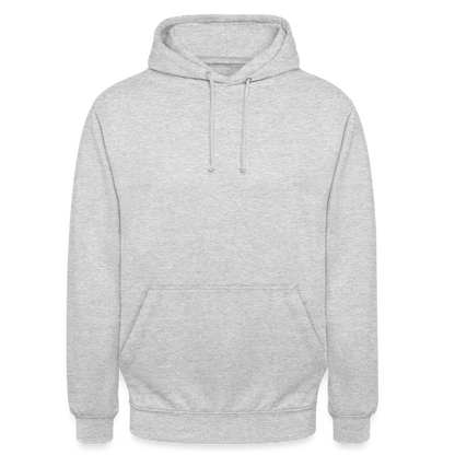 no-drama-unisex-hoodie - Hellgrau meliert