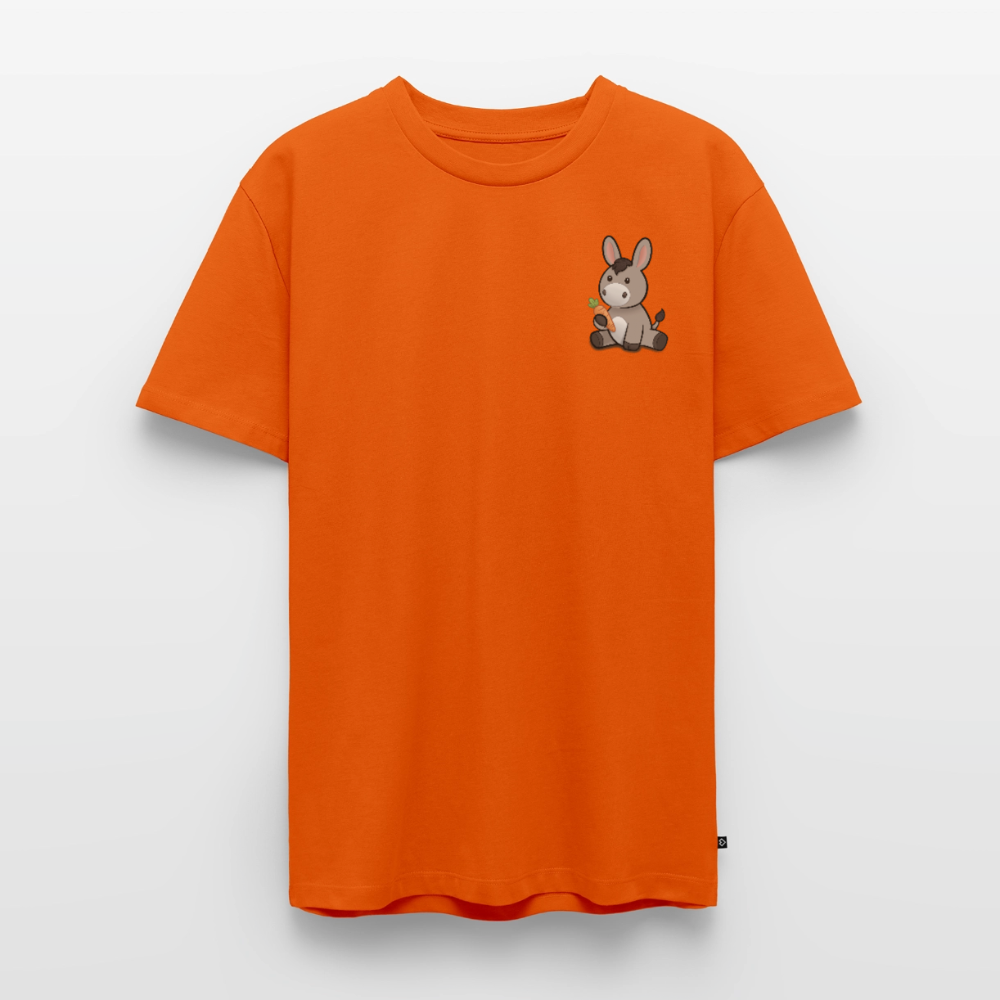 der-kleine-esel-männer-shirt-pocket - Orange 