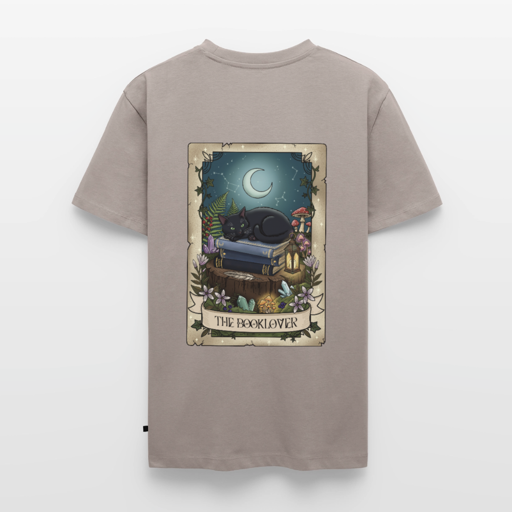 Tarotkarten-Booklover-männer-shirt - Taupe