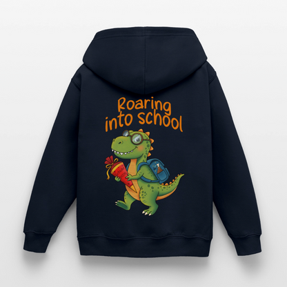 roaring-into-shool-kinder-hoodie - Navy