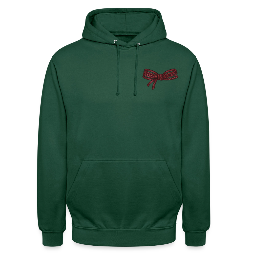 bound.by.Love.unisex.hoodie - Flaschengrün