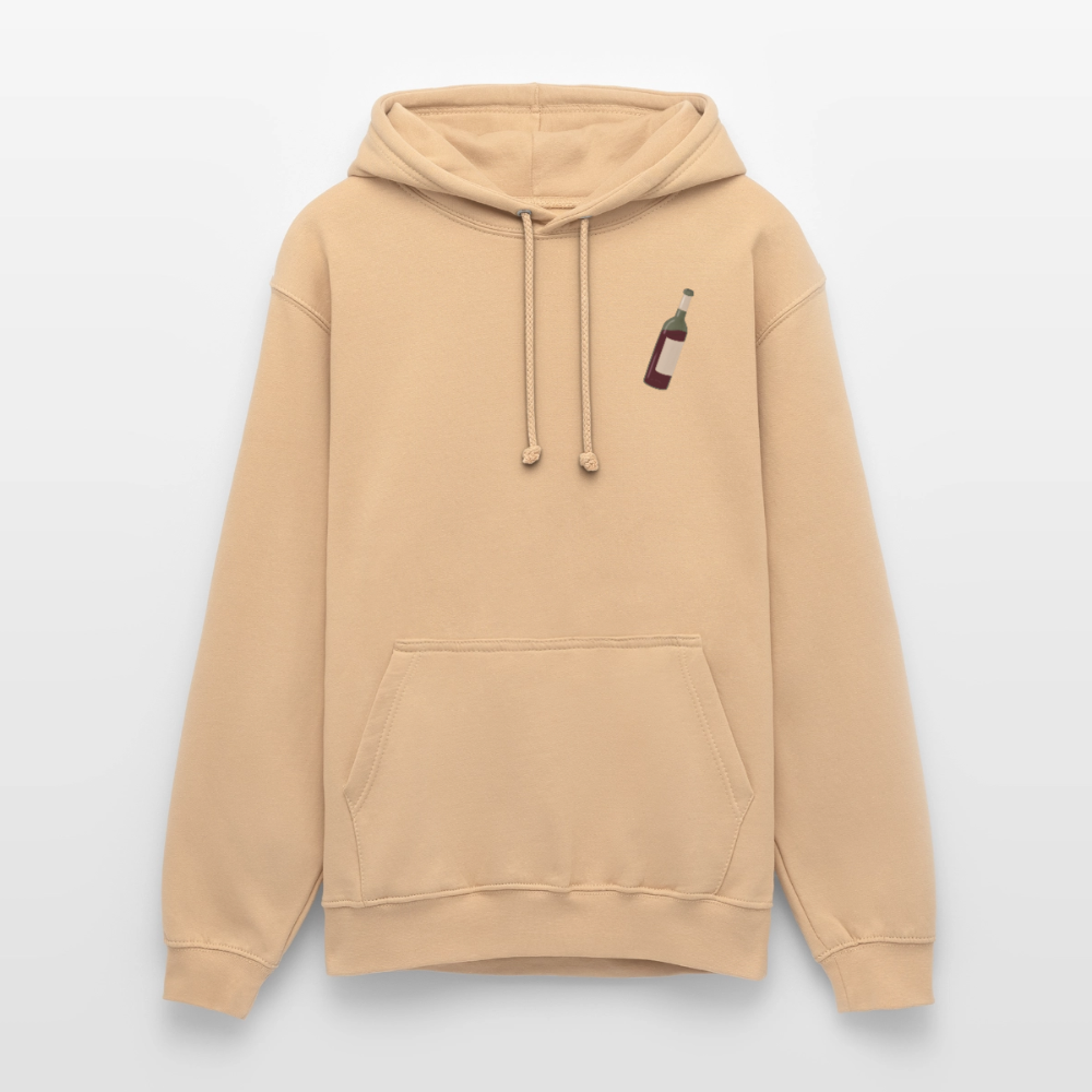 der.asoziale.wolf.unisex.hoodie - Pfirsich