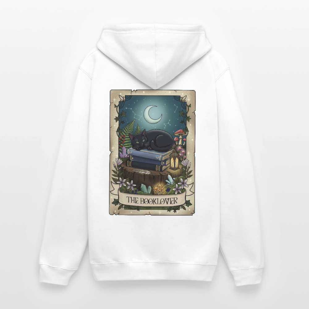 Tarotkarten-Booklover-unisex-hoodie - Weiß