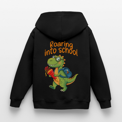 roaring-into-shool-kinder-hoodie - Schwarz