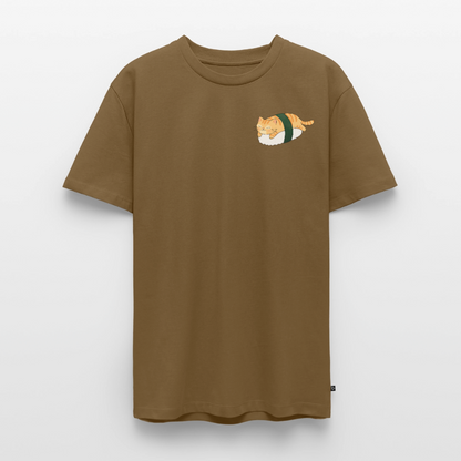 Sushi-Cats-Nigiri-männer-shirt - Nussbraun