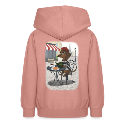 dackel.in.paris.tres.pawfect.teenager.hoodie - Altrosa