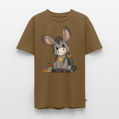 der-kleine-esel-classic-männer-shirt - Nussbraun