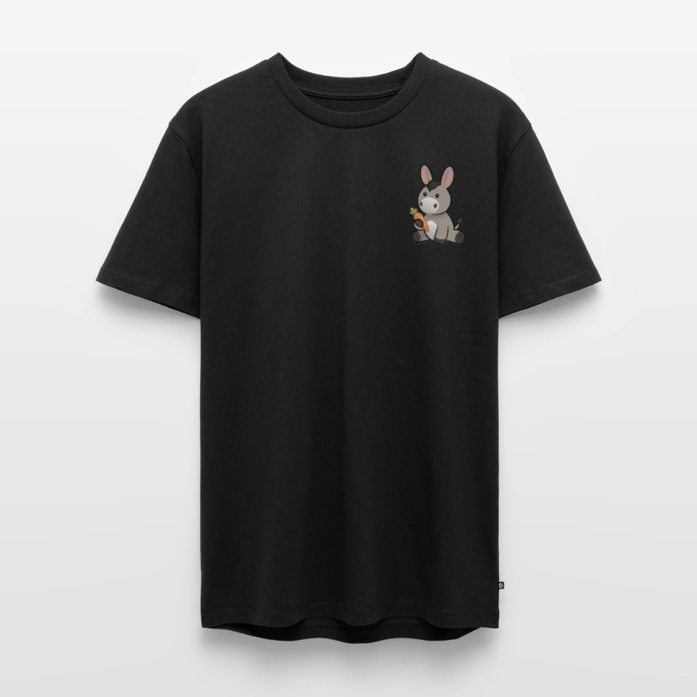 der-kleine-esel-männer-shirt-pocket - Schwarz