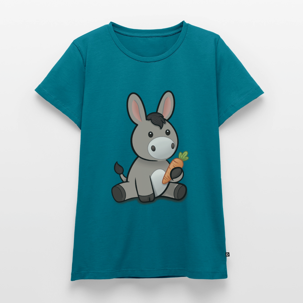 der-kleine-esel-frauen-shirt - Petrol