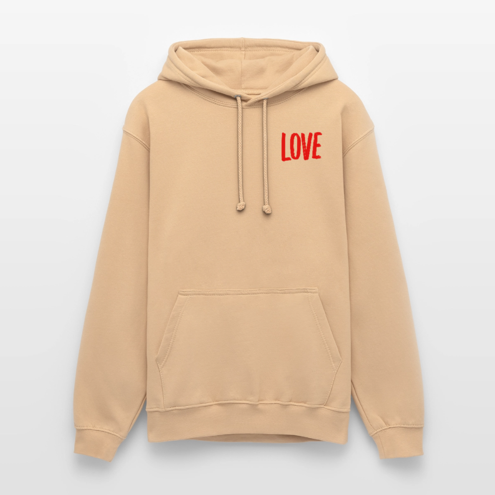 love.is.love.women.Unisex.Hoodie - Pfirsich
