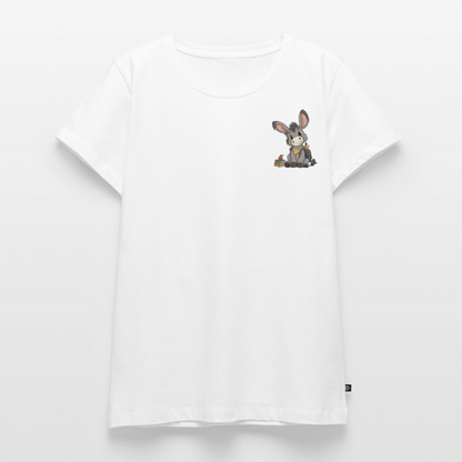 der-kleine-esel-classic-frauen-shirt-pocket - Weiß
