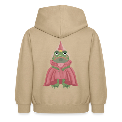 der.ungekuesste.froschkoenig.kinder.hoodie - Sand