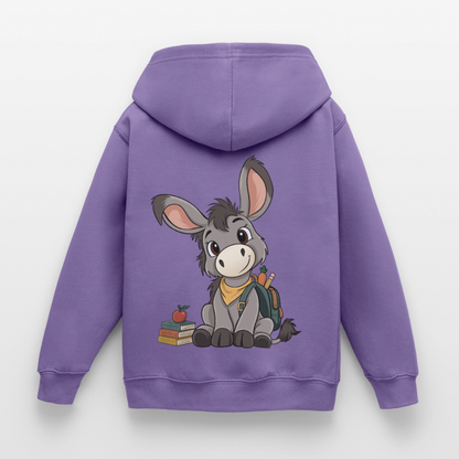 der-kleine-esel-classic--kinder-hoodie - Lavendel