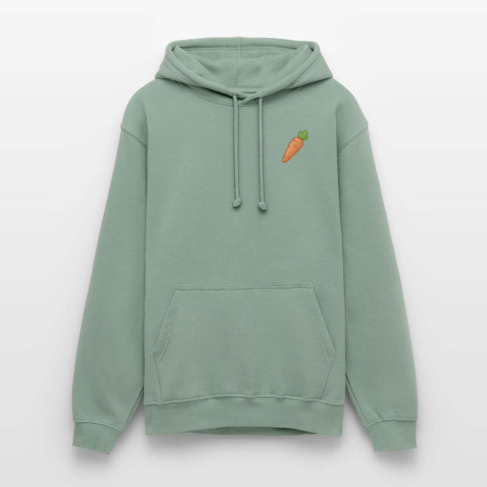 der-kleine-esel-unisex-hoodie - Graugrün