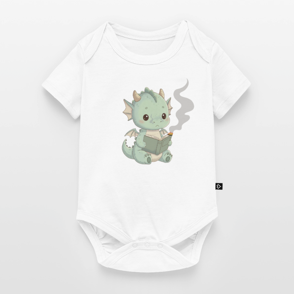 Baby Bio-Kurzarm-Body - Weiß