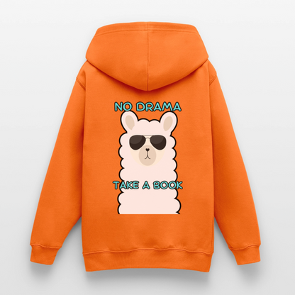 no-drama-teenager-hoodie - Orange