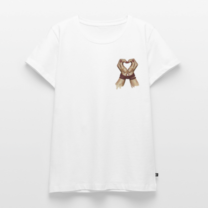 Bound by Love | Premium T-Shirt für Frauen - Weiß