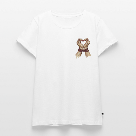 Bound by Love | Premium T-Shirt für Frauen - Weiß