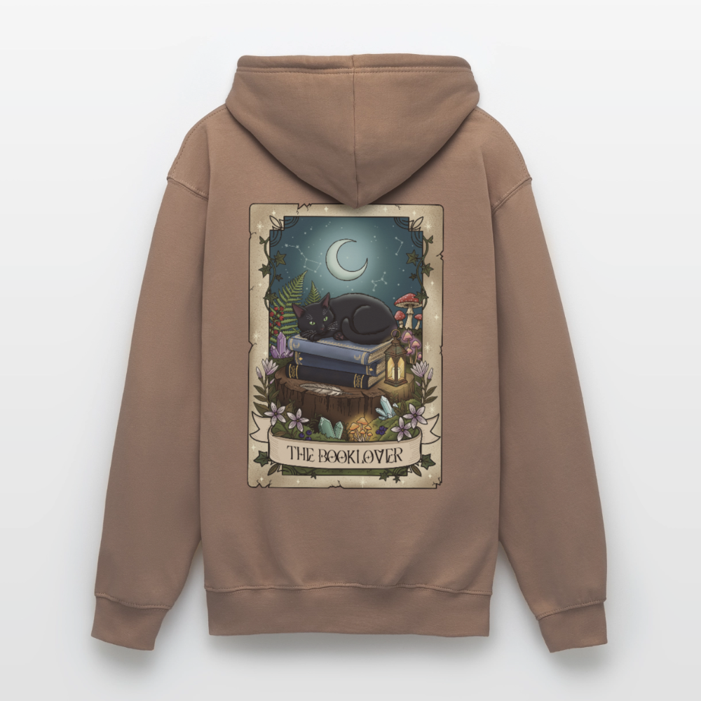 Tarotkarten-Booklover-unisex-hoodie - Mokka