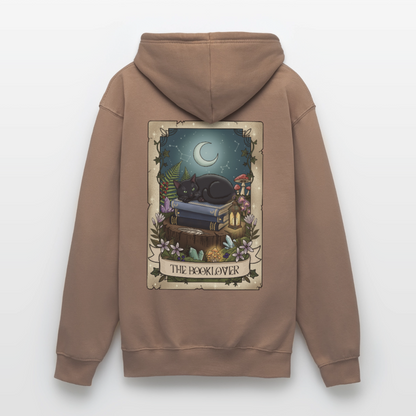 Tarotkarten-Booklover-unisex-hoodie - Mokka