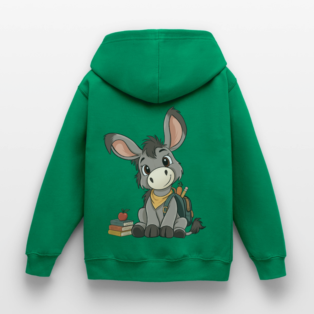 der-kleine-esel-classic--kinder-hoodie - Kelly Green