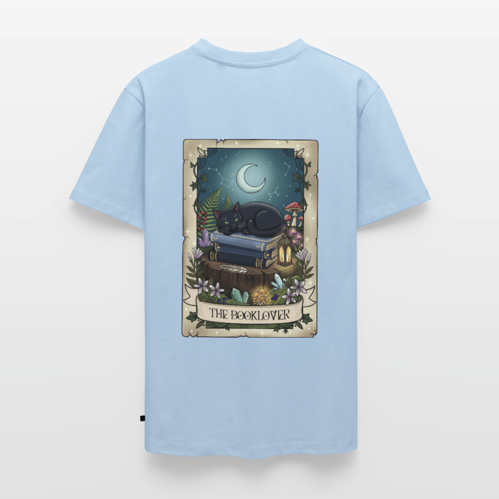 Tarotkarten-Booklover-männer-shirt - Hellblau