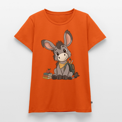 der-kleine-esel-classic-frauen-shirt - Orange 
