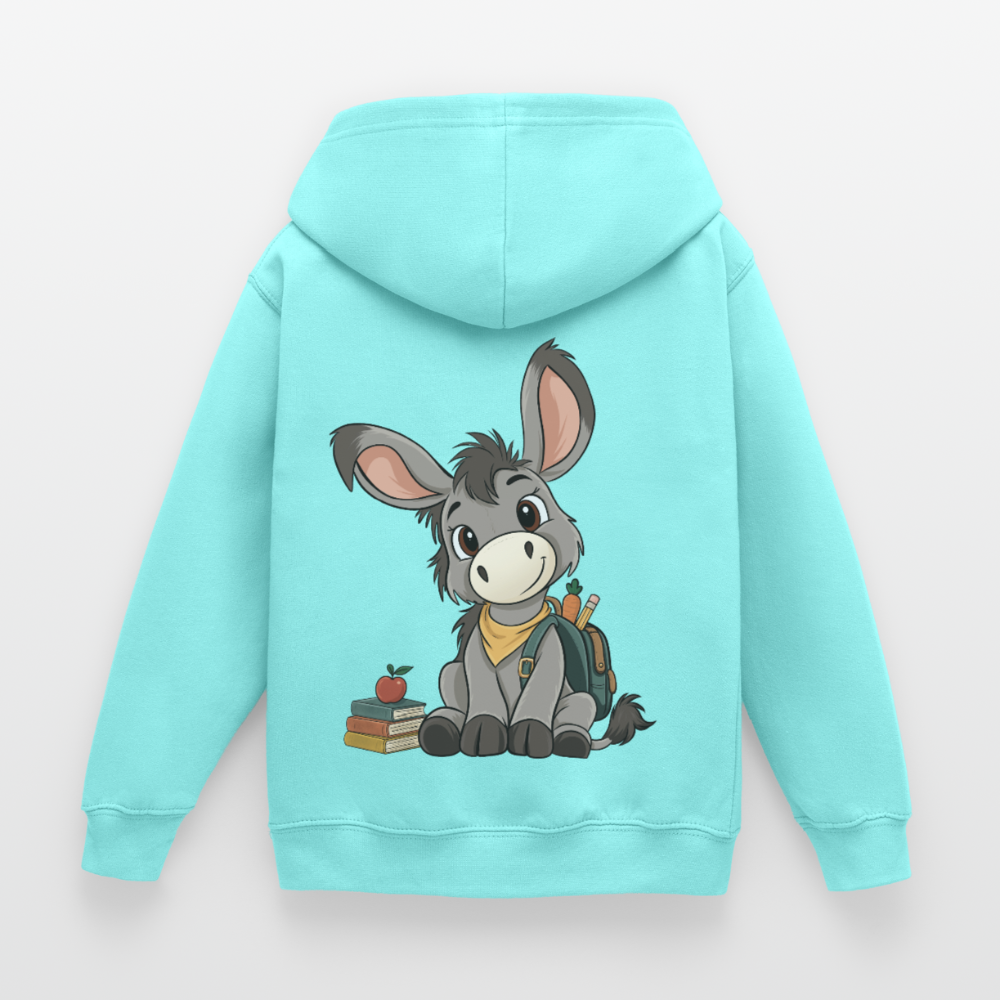 der-kleine-esel-classic--kinder-hoodie - Pfefferminze
