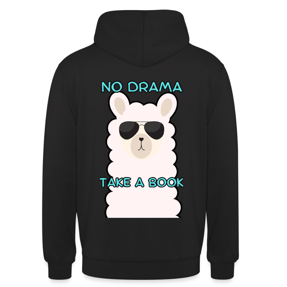 no-drama-unisex-hoodie - Schwarz