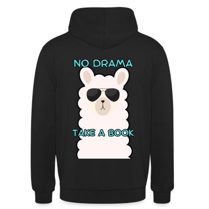 no-drama-unisex-hoodie - Schwarz