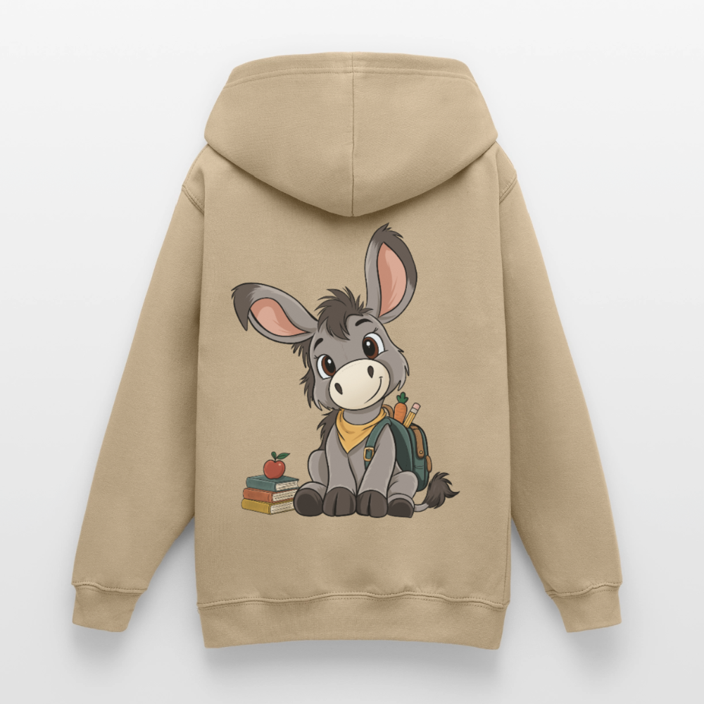 der-kleine-esel-classic--teenager-hoodie - Sand